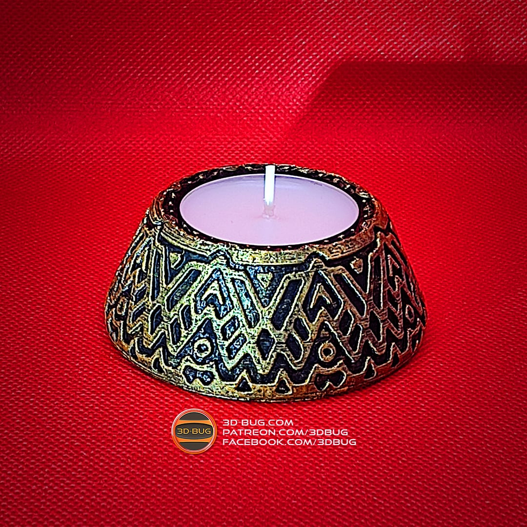 Tealight Holder 004 3d model