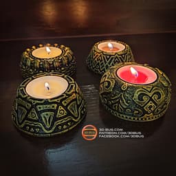 Tealight Holder 004 3d model