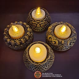 Tealight Holder 004 3d model