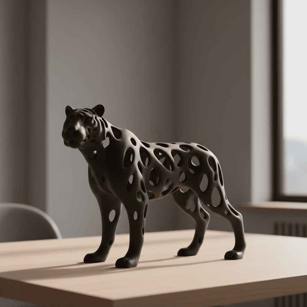 Minimalist Animal Statue STL 3d model