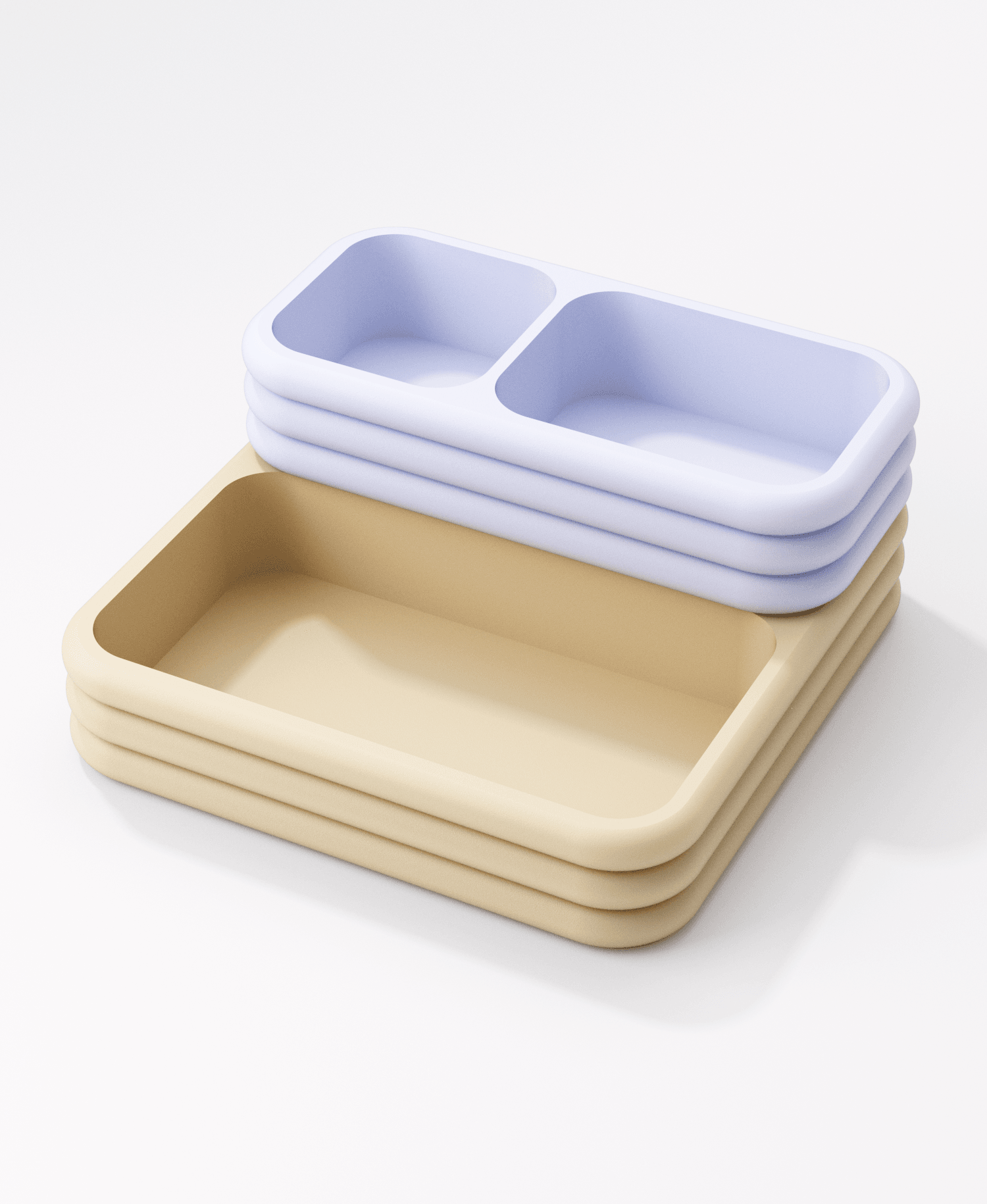 Modular Desk Tray Type 1 3d model