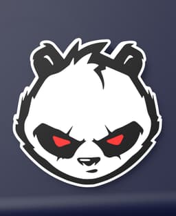 Angry Panda - LED Strip compatible 3d model