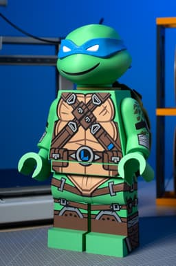 TMNT Leonardo Modular Figure 3d model
