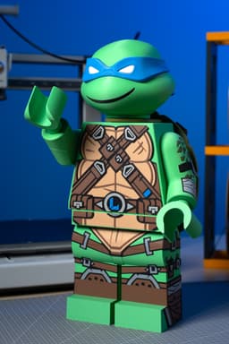 TMNT Leonardo Modular Figure 3d model