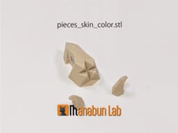 Low Poly Cow Magnet Puzzle (No supports, no AMS) 3d model