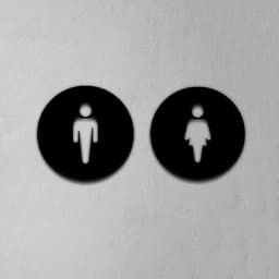 Toilet Sign 3d model