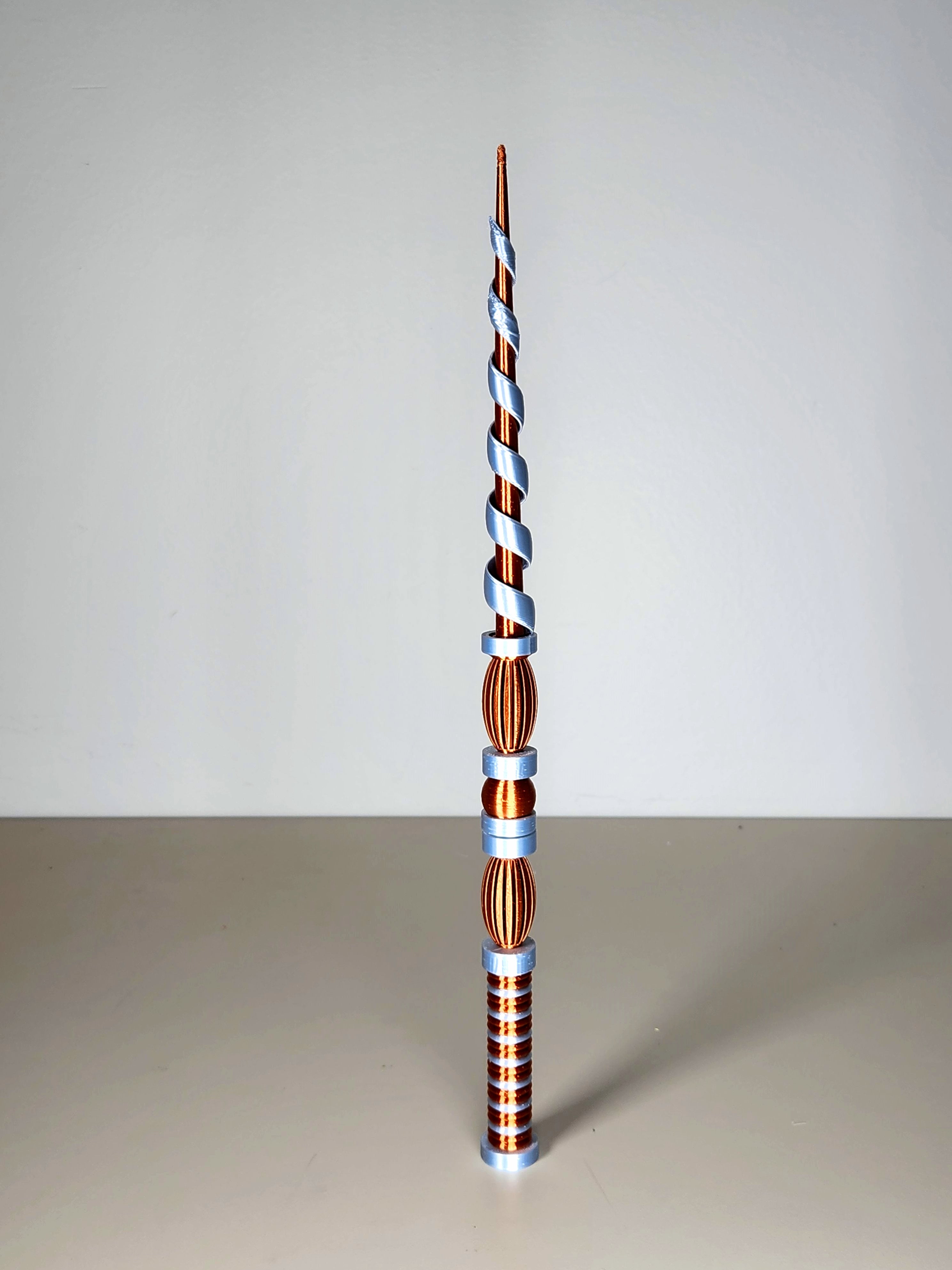 Easy Wizard Wand (screw together) 3d model