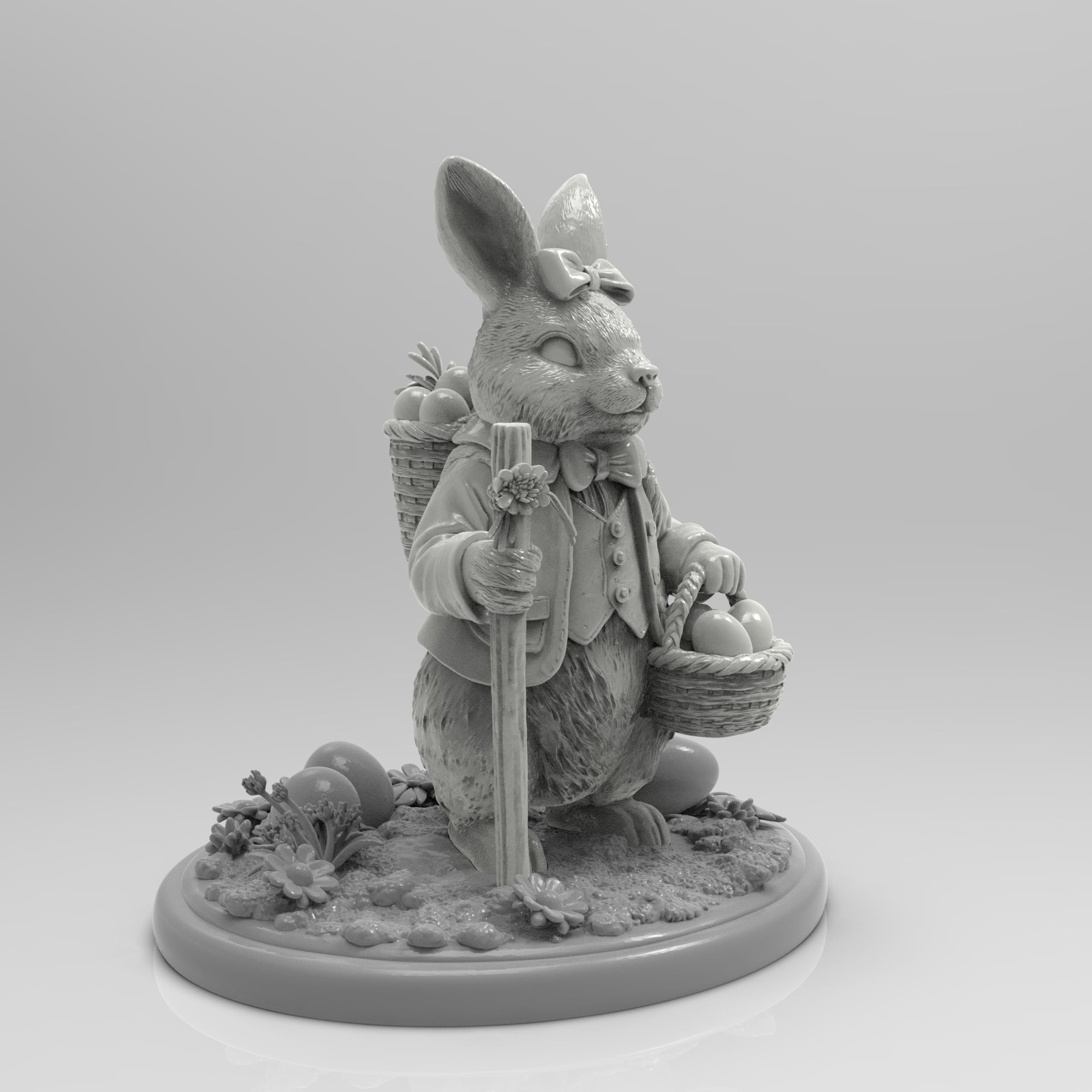 Classic Easter Bunny 3d model
