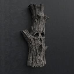 Ghost Tree Trunk – Wall Mount & Figurine 3d model