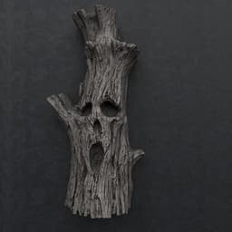 Ghost Tree Trunk – Wall Mount & Figurine 3d model