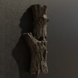 Ghost Tree Trunk – Wall Mount & Figurine 3d model