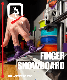 FINGER SNOWBOARD 3d model