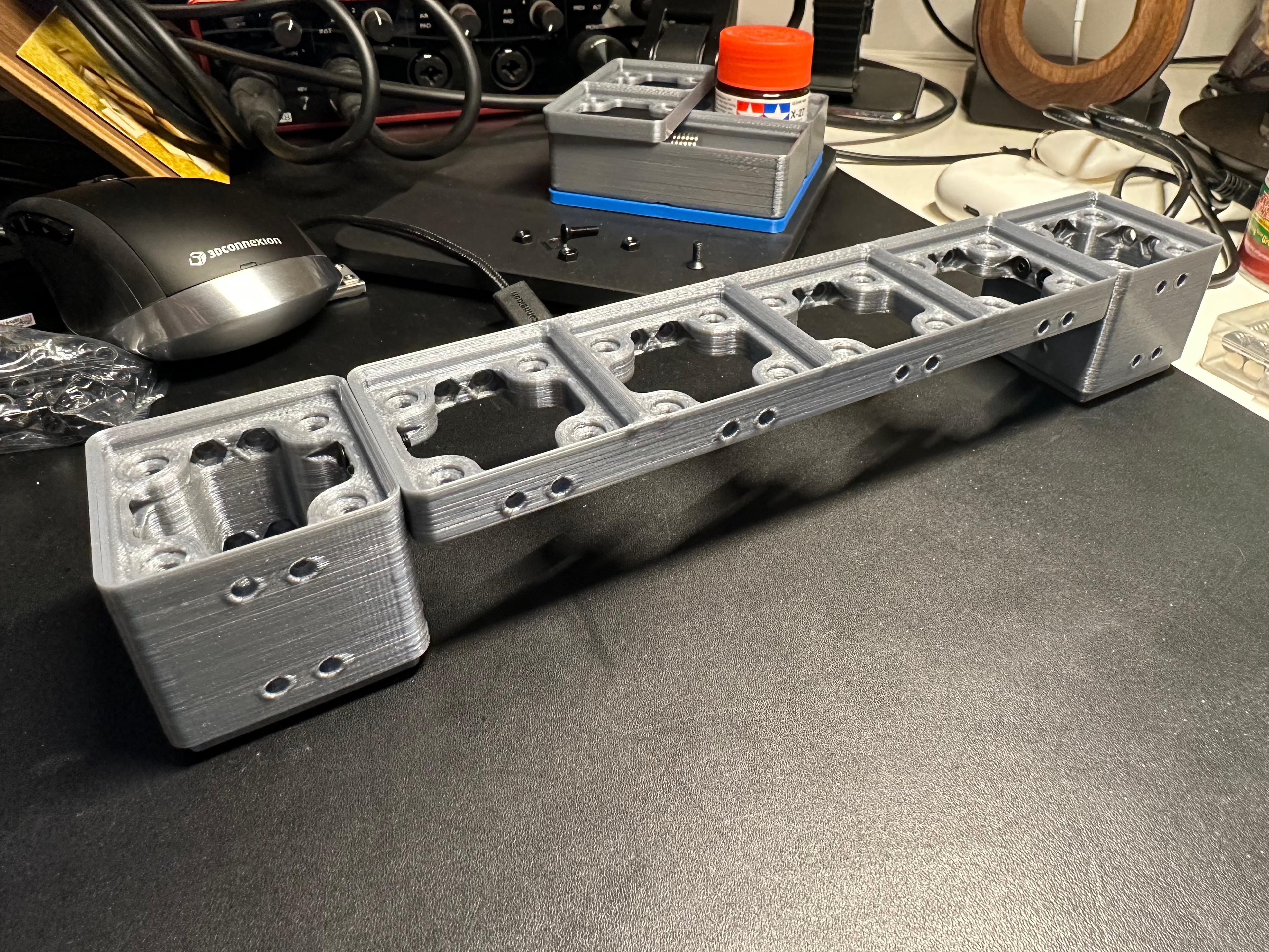 Gridfinity Baseplates Optimized for Strike Plates and Bridges 3d model