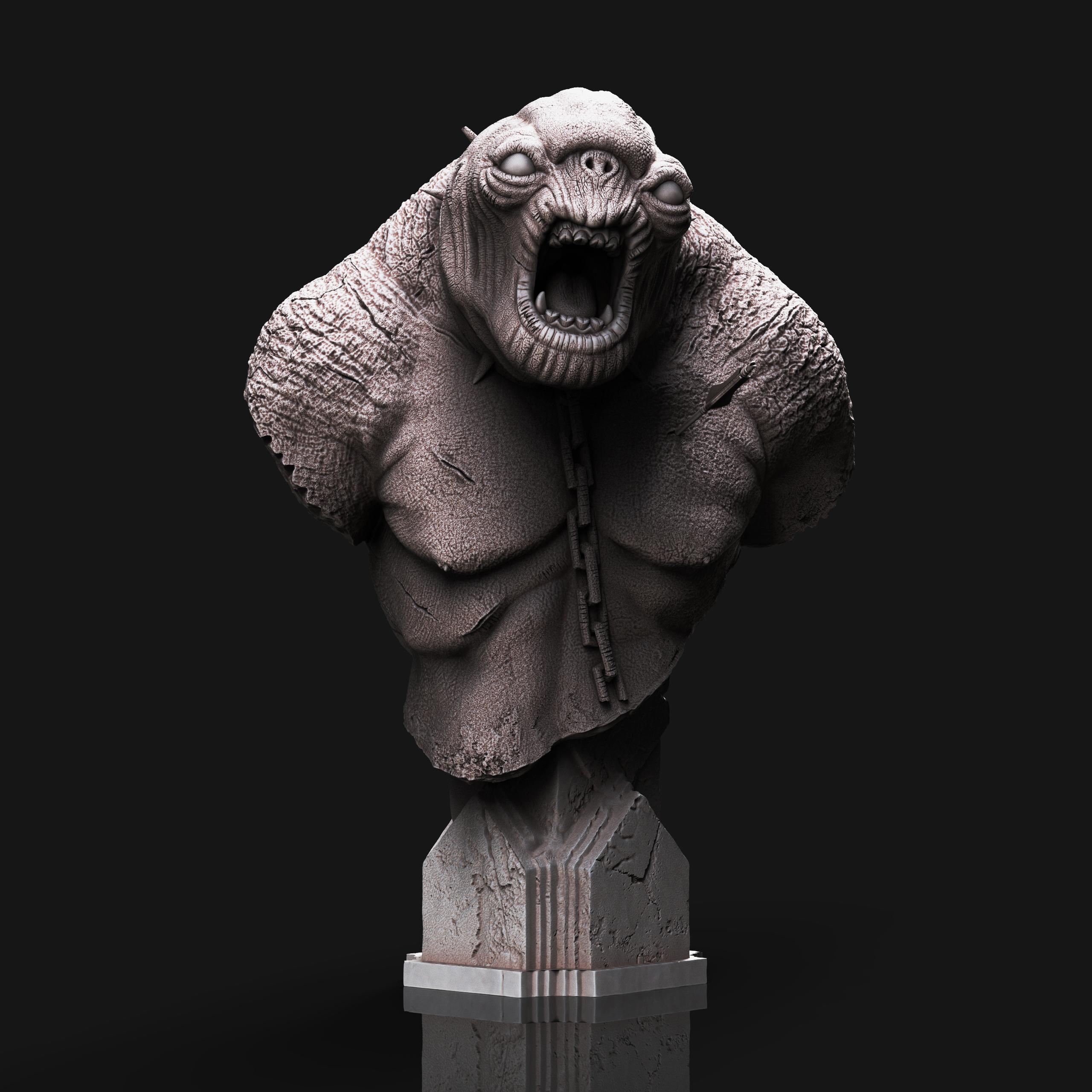 Cave Troll (Pre-Supported) 3d model