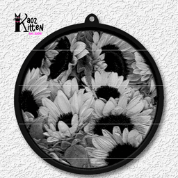 sunflowers Christmas ornament sun flower wall art 3d model