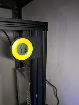 Circular Hygrometer snap on 2020 extrusion 3d model