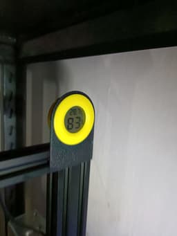 Circular Hygrometer snap on 2020 extrusion 3d model