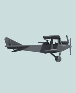 1:144 Albatros C.I (Mercedes) 3d model