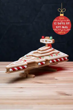Gingerbread Star Destroyer - Star Wars Christmas Kit | No Supports, No AMS, No Glue 3d model
