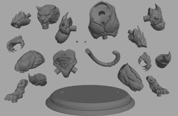 Armored Tiger Warrior STL | Fantasy 3D Print | HighDetail 3d model