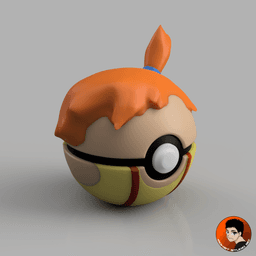 Pokemon - Misty Pokeball 3d model