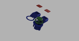 Rotating Button case 3d model