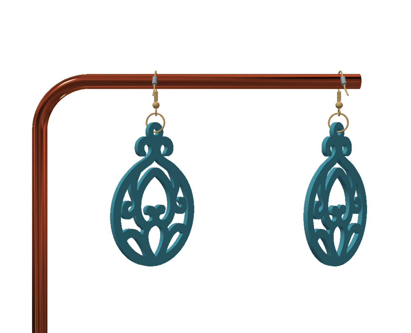 Cute keychain / earrings 3d model