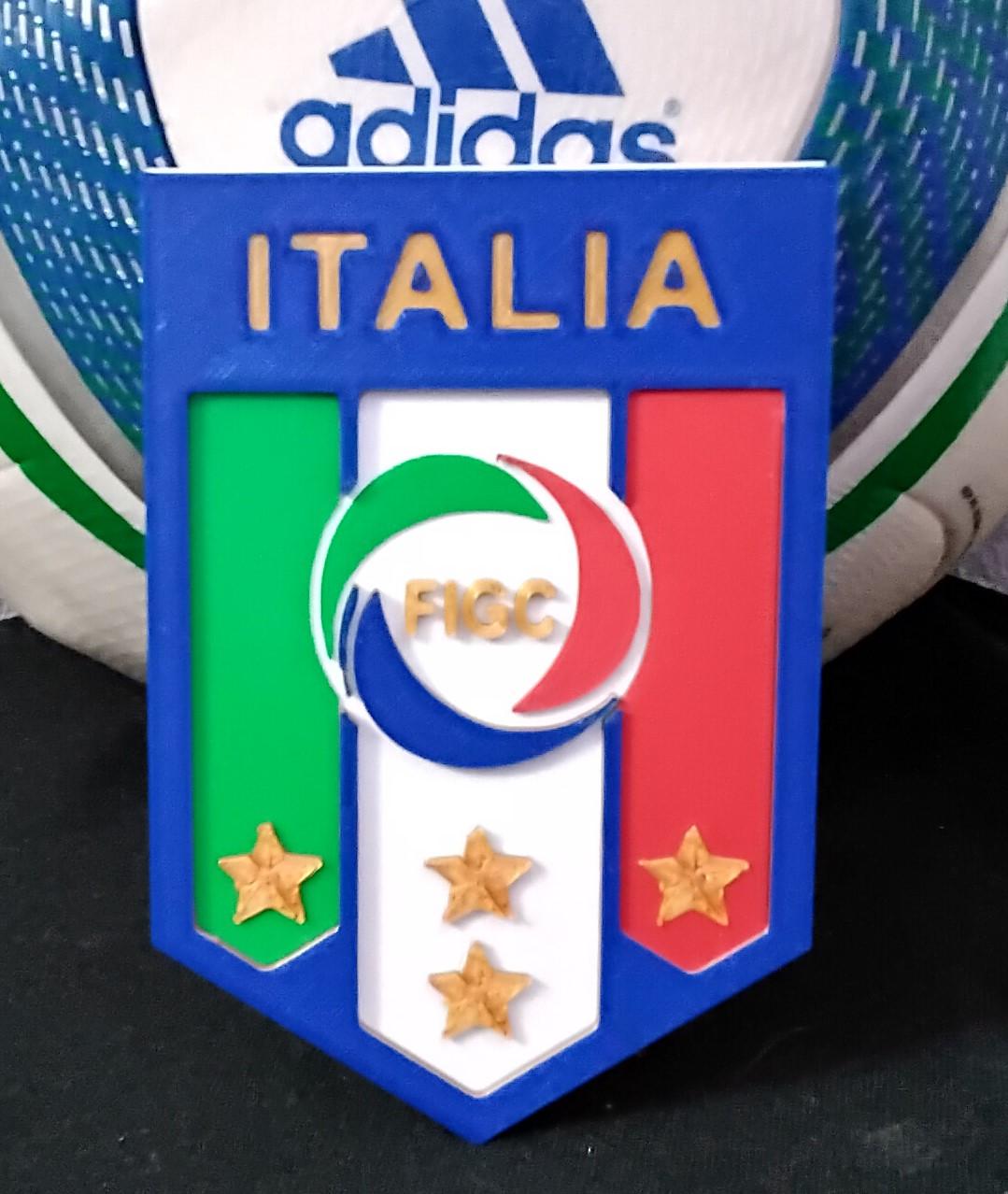 Italy national football team coaster or plaque 3d model