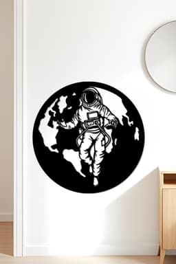 Astronout Wall Art, Wall Decor, Home Decor 3d model