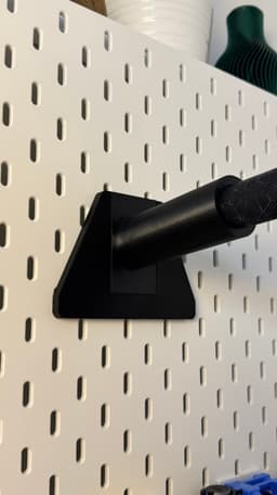 DJI Selfie stick mount for IKEA SKADIS 3d model