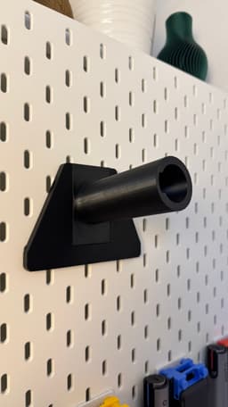 DJI Selfie stick mount for IKEA SKADIS 3d model
