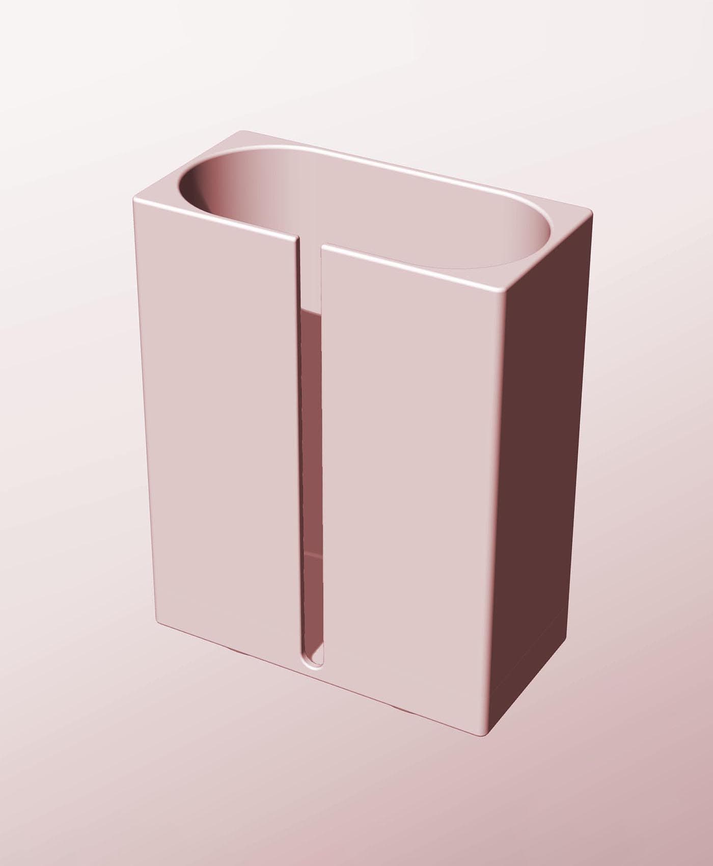 CX68-190-SB Stacking slotted component box bin for makers 3d model