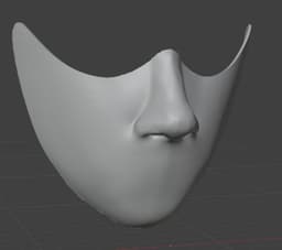 Half Mask 3d model