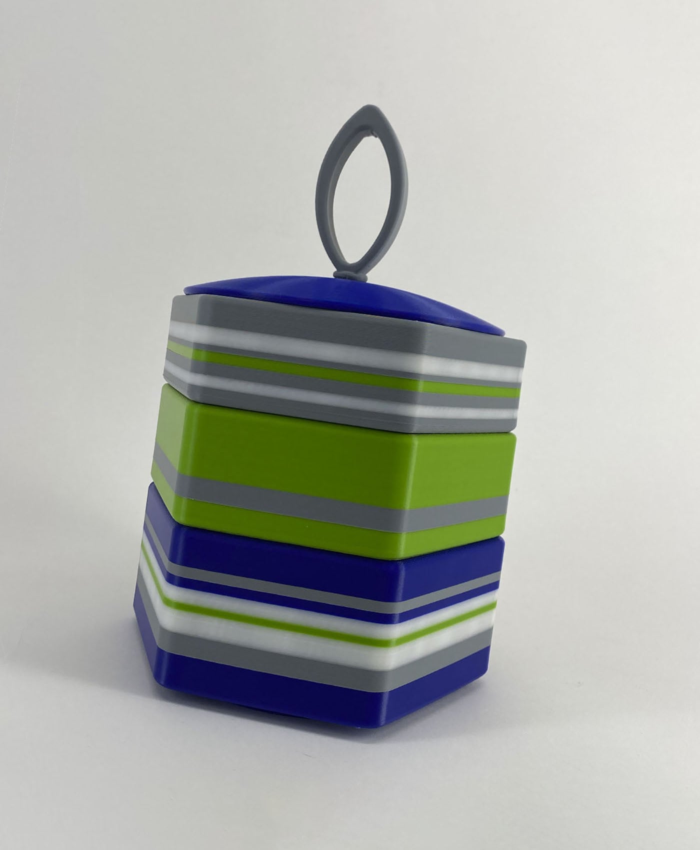 CH128-60 Stackable bin box module for creative home decor 3d print stl 3d model