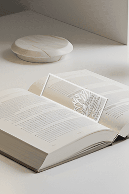 Lotus Bookmark, Gift Idea 3d model
