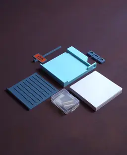 Fridge / Kitchen notepad 3d model