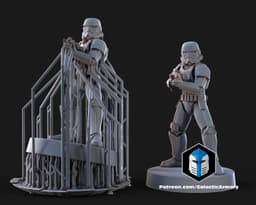1:48 Scale Stormtroopers - 3D Print Files 3d model