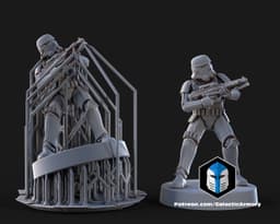 1:48 Scale Stormtroopers - 3D Print Files 3d model
