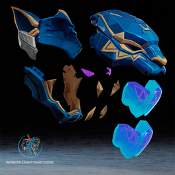 Black Panther Rivals Galactic Claw Helmet 3D Printer File STL 3d model