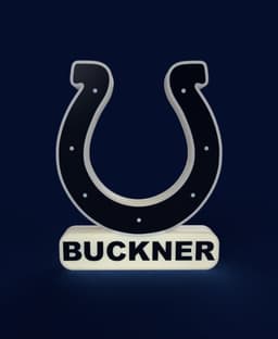 Indianapolis Colts Sign - LED Strip Compatible 3d model