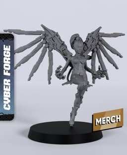 Iva, Steel Valkyria - With Free Cyberpunk - Sci-Fi Gift Ideas for RPG and Wargamers 3d model