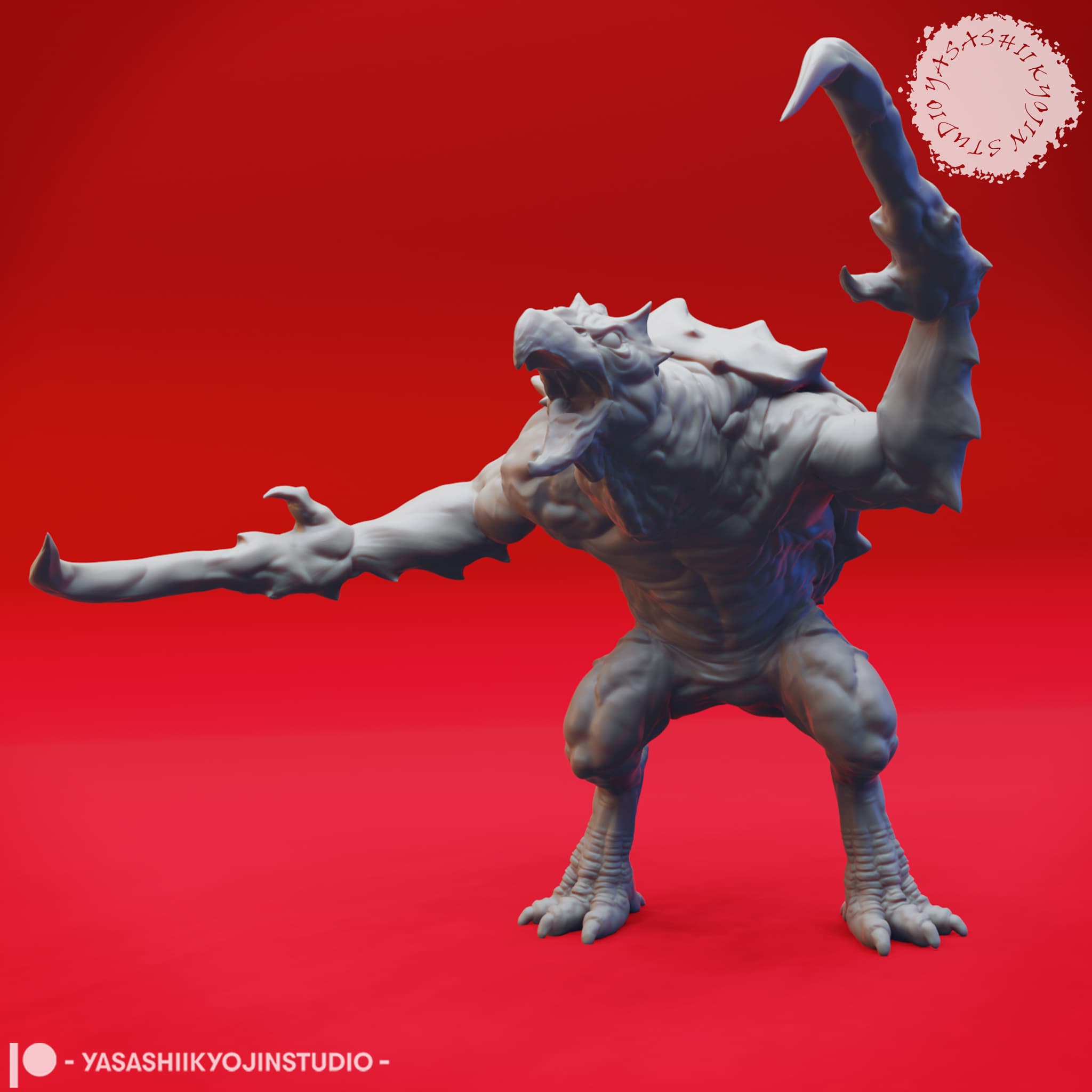 Hook Horror - Tabletop Miniature 3d model