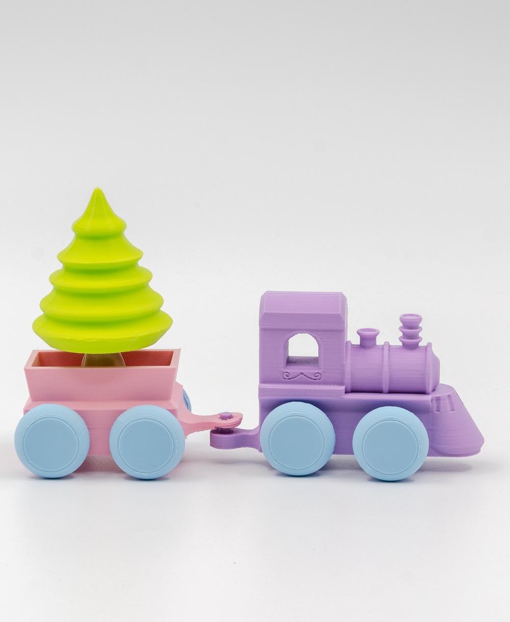  Christmas Toy Train 3d model