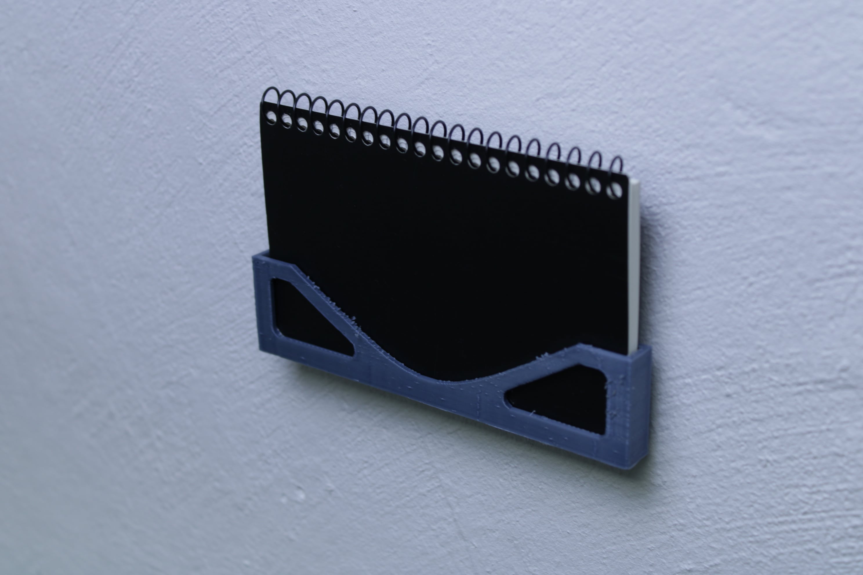Minimalist A7 Notebook Holder (Wall-Mount & Desk) 3d model