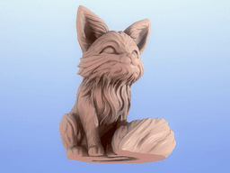 Cute_Fox_1.stl 3d model
