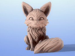 Cute_Fox_1.stl 3d model