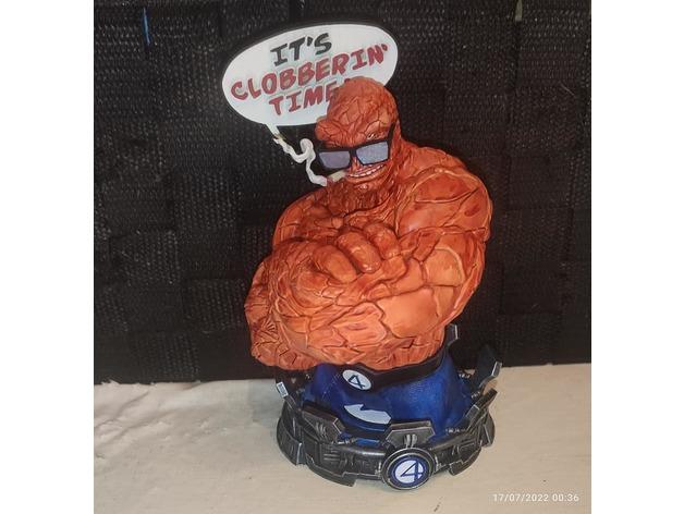 WICKED MARVEL THE THING BUST: TESTED AND READY FOR 3D PRINTING 3d model