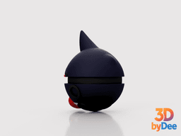 Toxicroak Poke Ball 3d model