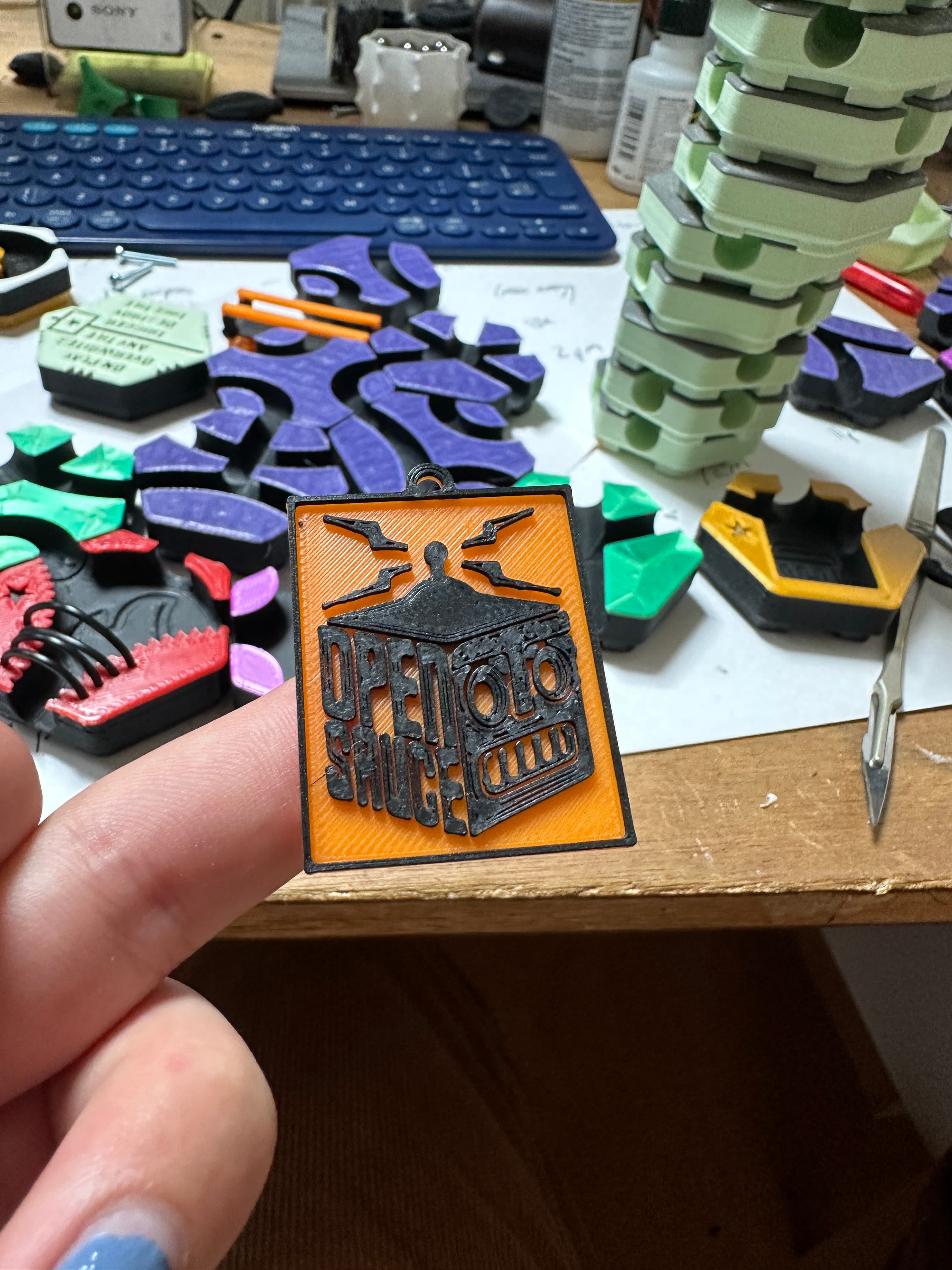 opensauce keyring 3d model
