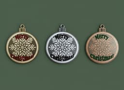 Christmas Tree Ornament 3d model